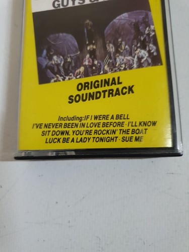 Vintage GUYS & DOLLS / Original Broadway Soundtrack Cassette Tape - Picture 2 of 9