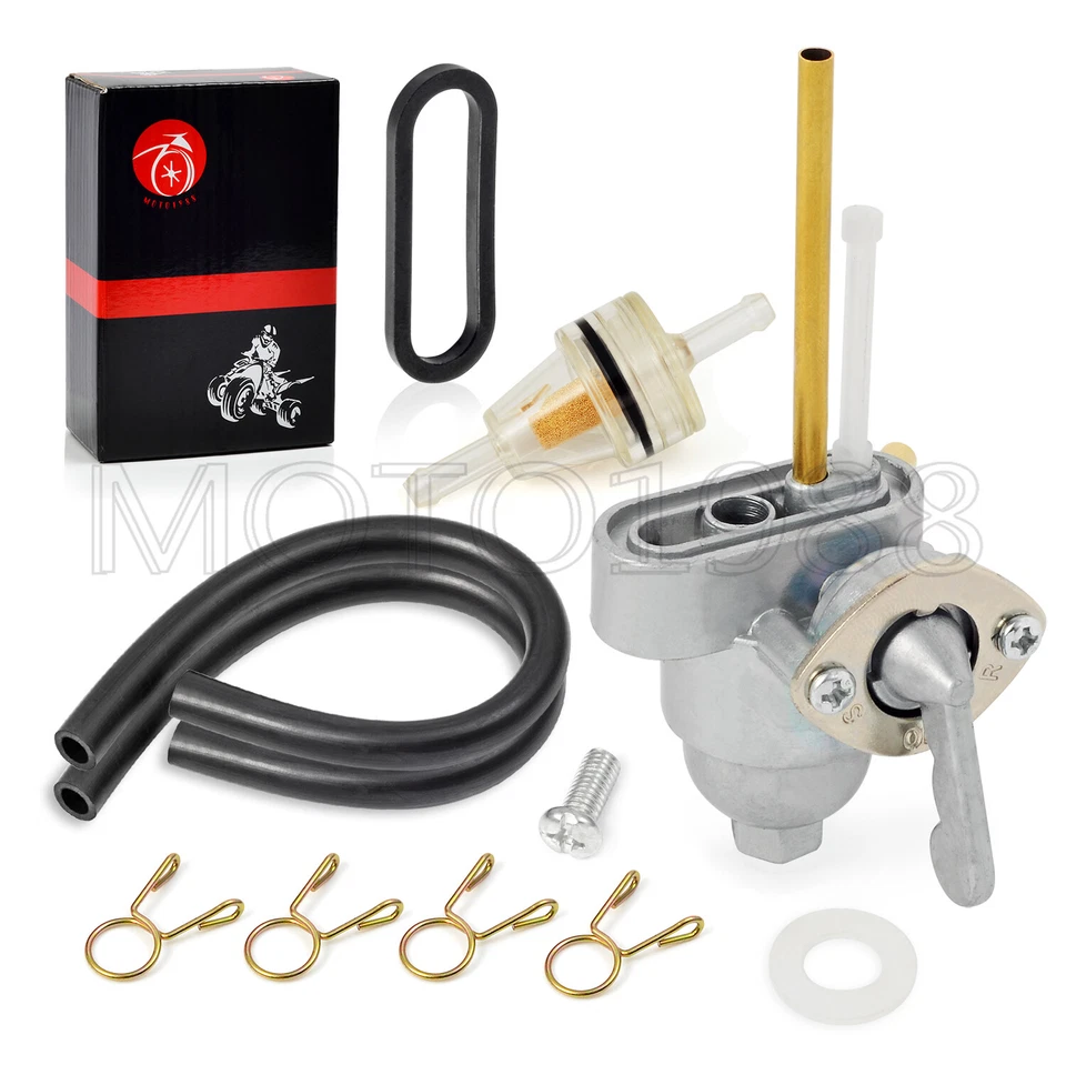 Válvula de combustible Petcock para Honda 1970-1974 CB100 CL100 SL100 XL100 CB125 CL125 SL125 Foto 3 de 4