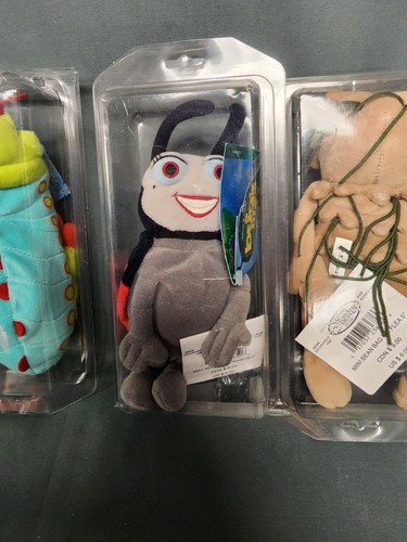 Set Of 5 Disney, A Bug's Life, 7-9" Beanie Baby Characters - Picture 4 of 9