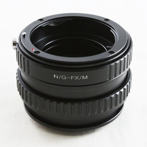 Nikon F mount G lens to Fujifilm X mount macro helicoid adapter FX Pro3 T100 E4 - Picture 2 of 3