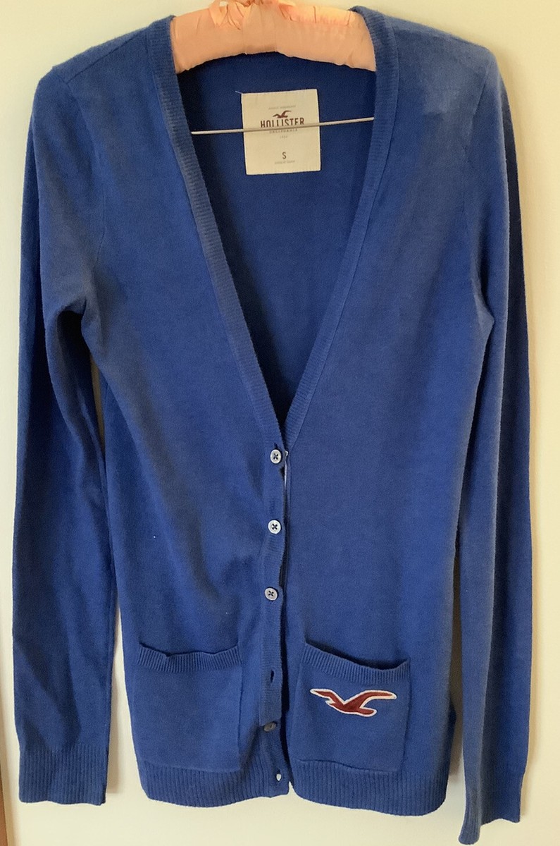 Hollister Girls Bright Blue Cardigan size S