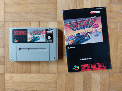 F-ZERO   SNES   Super Nintendo   Anleitung + Modul