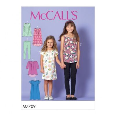 McCalls Schnittmuster 7709 CHJ (7-8-10-12-14)