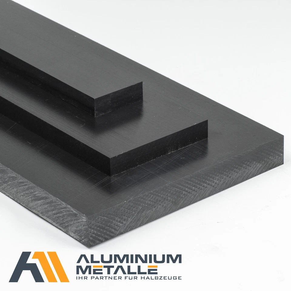 POM Platte Stärke 40mm schwarz Länge x Breite wählbar POM-C Zuschnitt Kunststoff - Bild 3 von 4