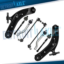 Front Lower Control Arms Sway Bar Links Tie Rods for Nissan Rogue Sport Qashqai
