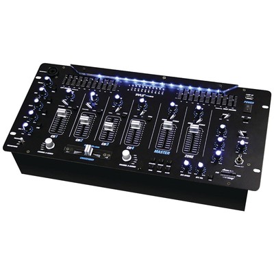 	Pyle 6 Channel Mixer Bluetooth DJ Controller Stereo Mixer Professional Sound	