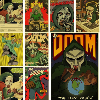 MF DOOM ポスター　希少 Home Decor Print A3 Wall Art MF DOOM Music Poster Artwork | eBay