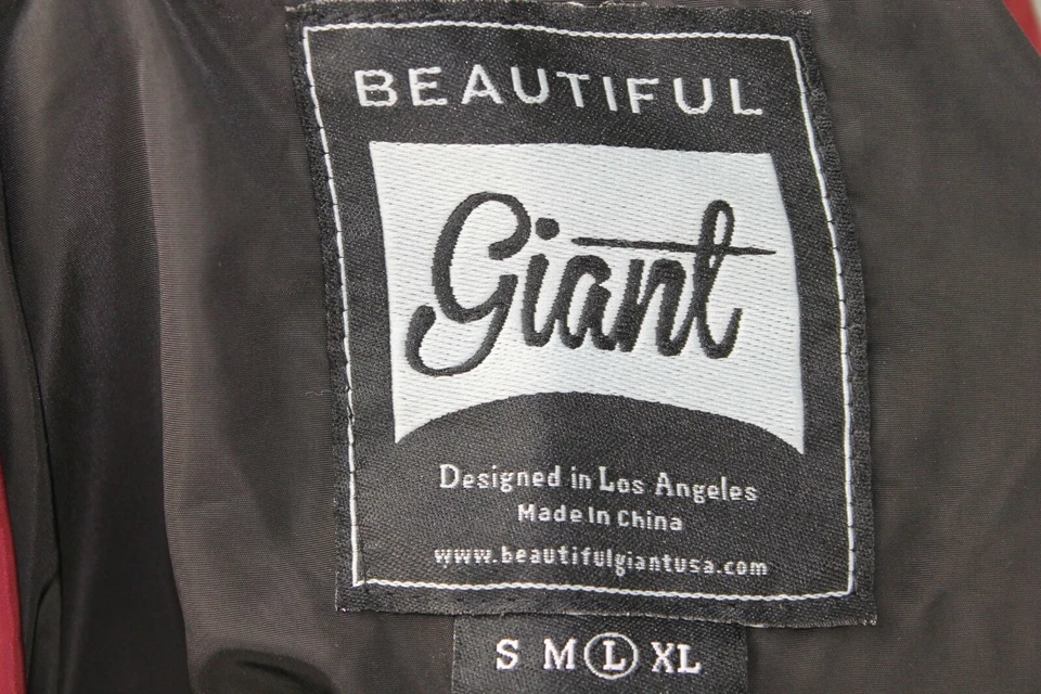 Красивая гигантская мужская ветровка на молнии куртка с капюшоном черный / красный размер L  - Изображение 4 из 4