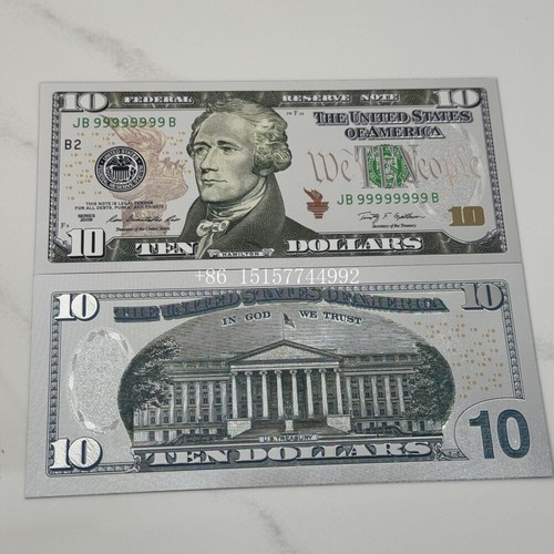 Unique 7pcs US Dollar USA Silver President Bill Banknotes Set 1 2 5 10 20 50 100 - Picture 6 of 8