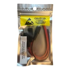 3x DC 5.5x2.1mm Power Barrel Connector Male Cable 130mm for LED CCTV Arduino