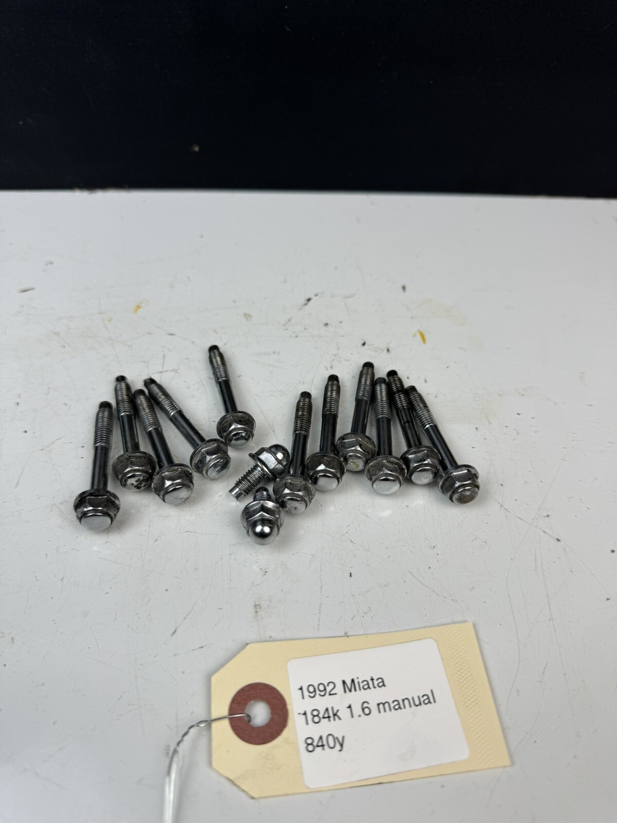 19901997 Mazda MX5 Miata Valve Cover Bolts Set 11 Long 2 Short Chrome