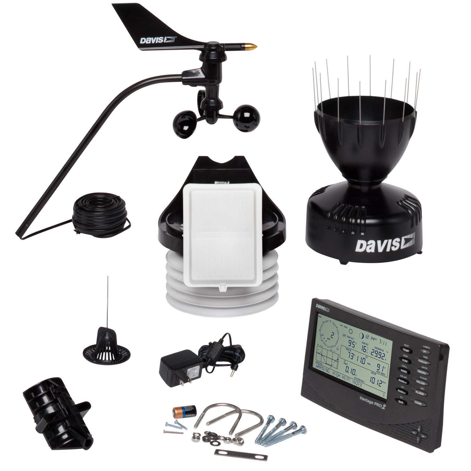 Cabled Davis Vantage Pro2 Weather Station