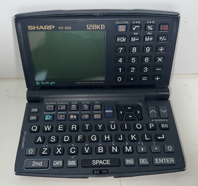 Vintage 90s Electric Sharp YO-500 128KB Back - Main Image
