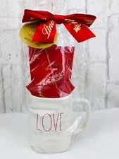 Rae Dunn LOVE Mug Lindt Lindor Chocolate Gift Set New