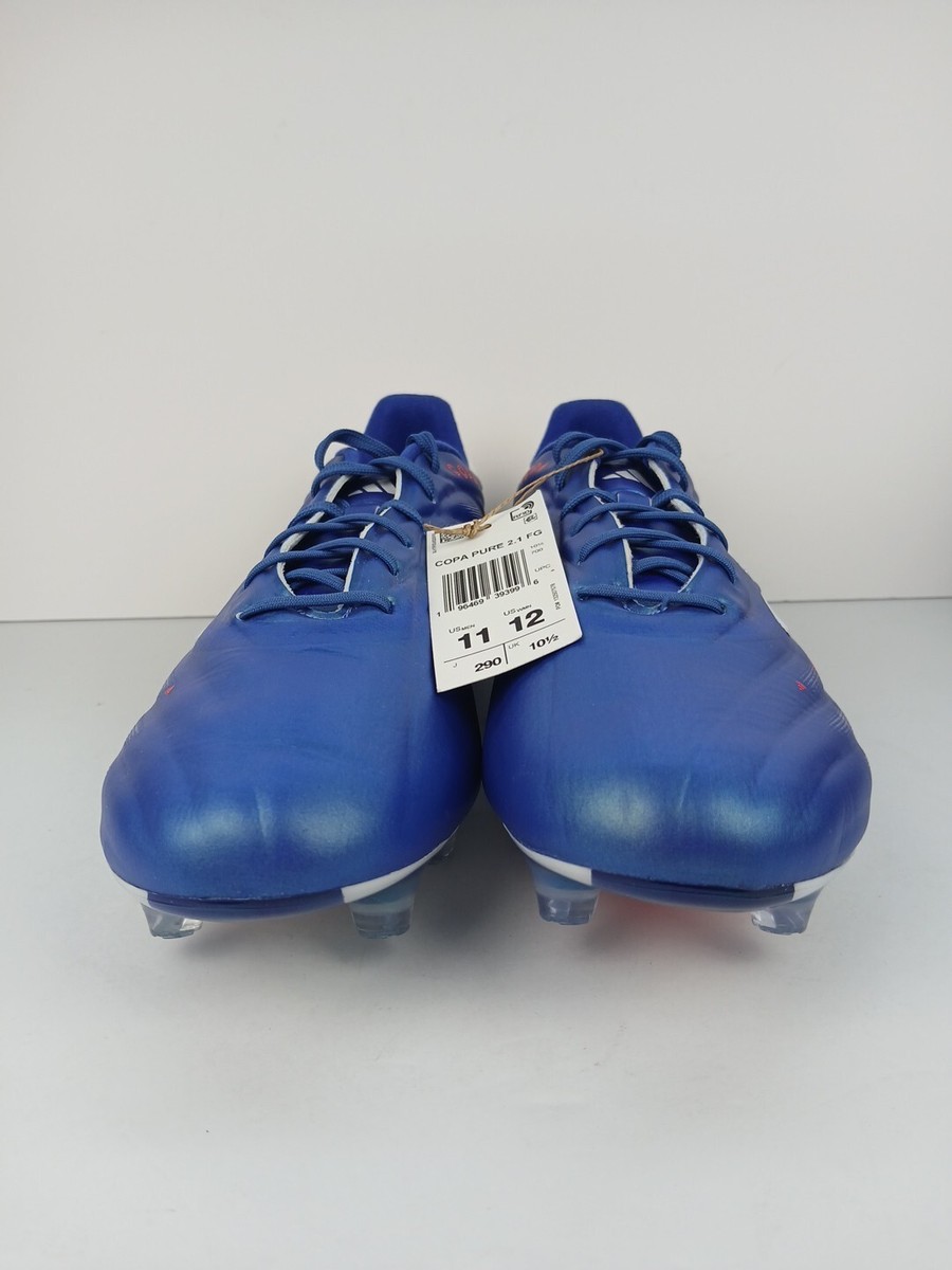 Adidas Copa Pure 2.1 FG Elite Blue Pearlized Soccer Cleats 