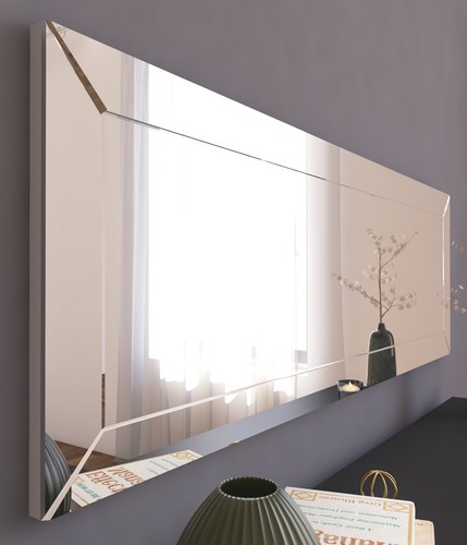 Spiegel Wandspiegel Silber 40 x 120 cm Deko Spiegel Kosmetikspiegel Modern 6795 - Bild 2 von 6
