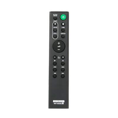 Replacement Remote for  -AM200U GTK-XB7 Speaker System O5J85038