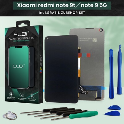 Display für Xiaomi redmi note 9 T / 9 5G Full HD Bildschirm Touch Screen ELBI