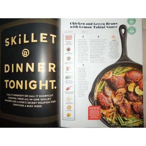 FAST & FRESH bh&g SIMPLE + HEALTHY DINNERS skillet meals HERB SAUCES flavor - Picture 5 of 12
