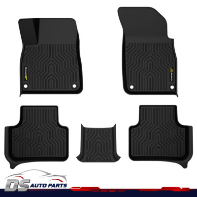Fit For 2017-2024 2025 Audi Q7 & 2019-2024 Audi Q8 TPE Floor Mats All Weather