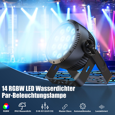 210W IP65 Waterproof 14LED RGBW Par Strahler Partylicht DMX DJ Disco Bühnenlicht