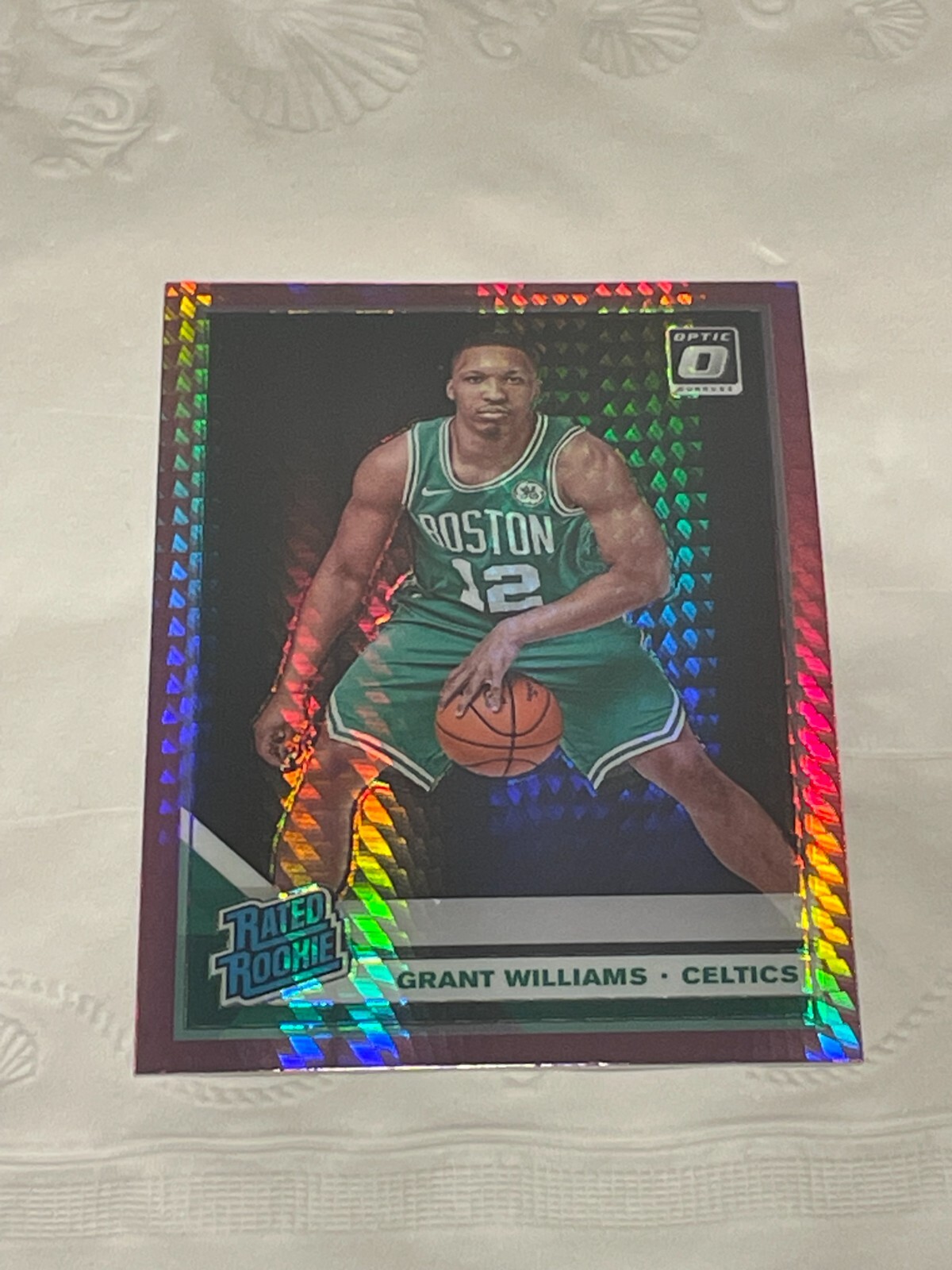 Grant Williams 2019 Donruss Optic Hyper Pink RR Basketball Card #157 Rookie