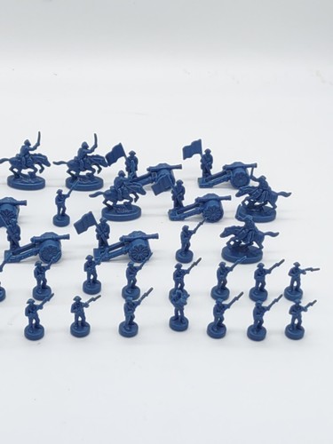 Parker Brothers 2003 Risk Board Game 41 Replacement Blue Game Pieces_S TWO SEVEN - Picture 3 of 3