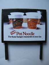 Golden Wonder Pot Noodle - Model Railway Billboard - N Gauge, OO Gauge & O Gauge