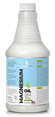 32oz Magnesium Oil Spray - Extra Strength - 100% Pure - Made in USA