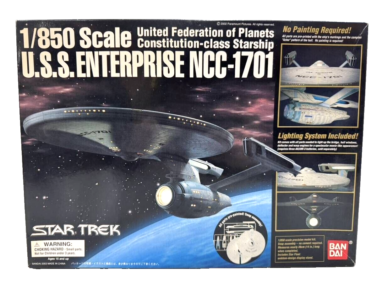 【新品】1/850 エンタープライズ NCC-1701 プラモデル BANDAI Bandai 1/850 USS Enterprise NCC-1701
