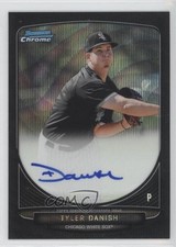 2013 Bowman Draft Black Wave Refractor 15/50 Tyler Danish #BCA-TDA Auto 2b3