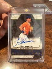 Nico Hoerner 2019 Leaf Ultimate Baseball Rookie Signatures Gold On Card Auto /25