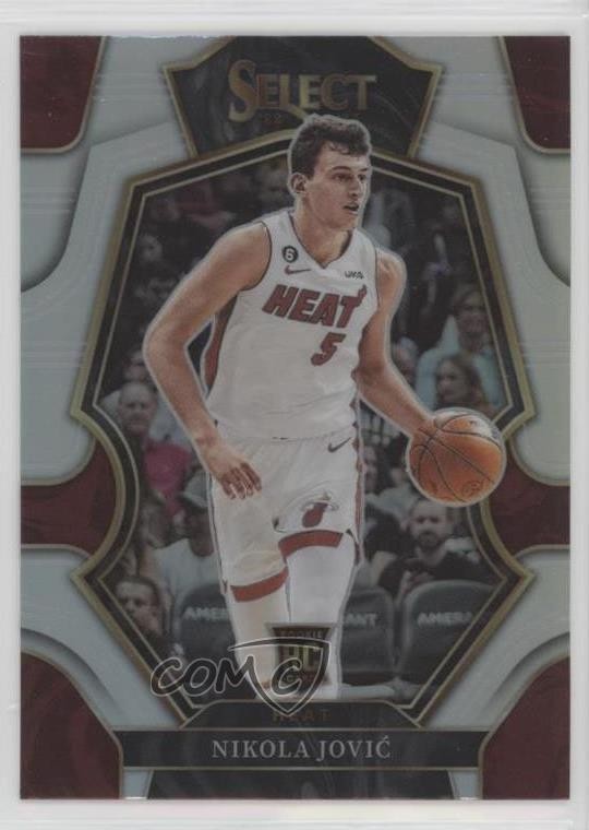 2022-23 Panini Select Premier Level Silver Prizm Nikola Jovic #170 0jn9