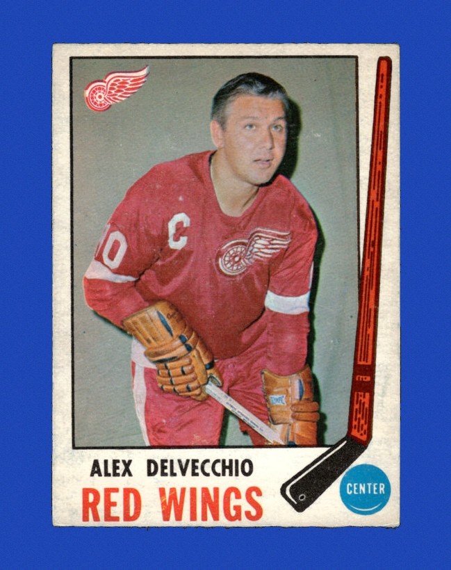 1969-70 O-Pee-Chee Set-Break #157 Alex Delvecchio VG-VGEX *GMCARDS*