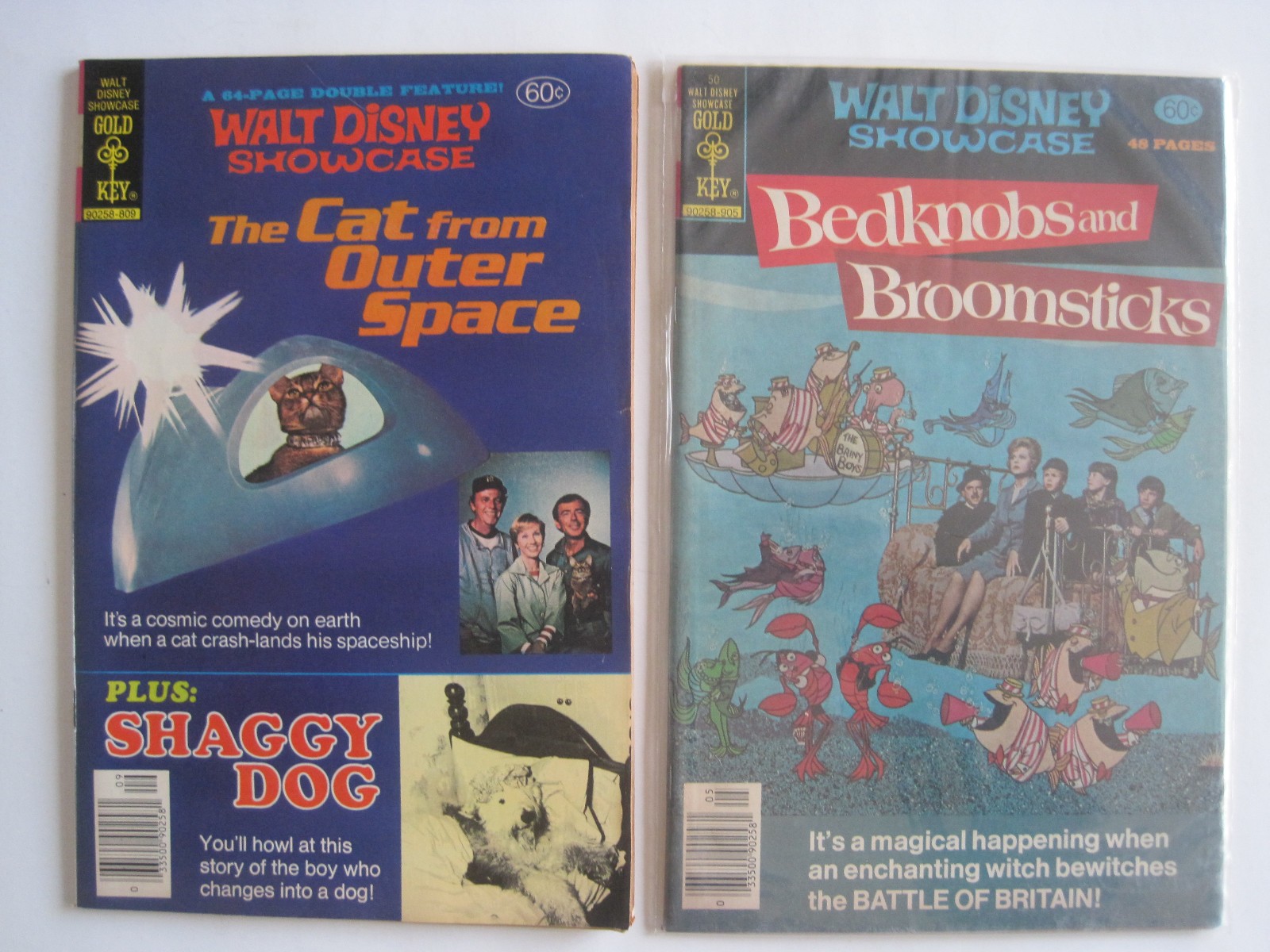 Vintage lot of 42 comics bronze age Gold Key Walt Disney Showcase