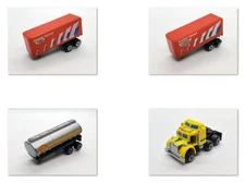 Micro Machines Semi Truck Cab Box Trailer Tanker Parts - You Pick - Vintage