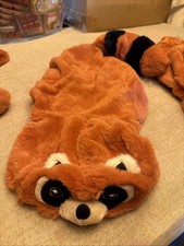 Boots  Barkley Pet Costume Raccoon Up To 40 LB Pet 1 Piece Costume Size Med.