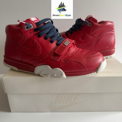 Size 9 - 2015 Nike Fragment Design x Air Trainer 1 Mid SP 806942-661 gym red