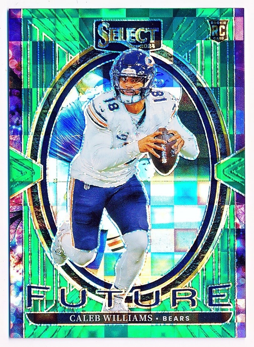 2024 Select Caleb Williams Select Future Prizms Green Rc #18 (1/5)