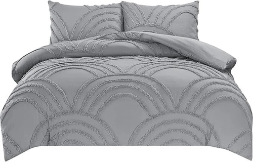 Set copripiumino lusso Zara goffrato con federe abbinate taglie UK - Foto 23 di 31