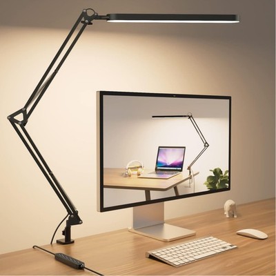 LED Desk Lamp   Desk Lamp Clampable 1300 LM   5 Colour Modes x 11 Brightness ...