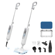 Steam Mop, 6 in 1 Scrubbing Steam Vacmop for Kitchen, Hardwood/Marble Floor