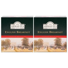 2 x 100 Teabags Ahmad Tea English Breakfast Tea Strong Black Tea Blend