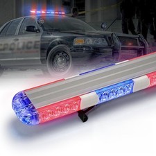 Booyu 45 Inch Redblue Roof Top Police Traffic Advisor Emergency Strobe Light...
