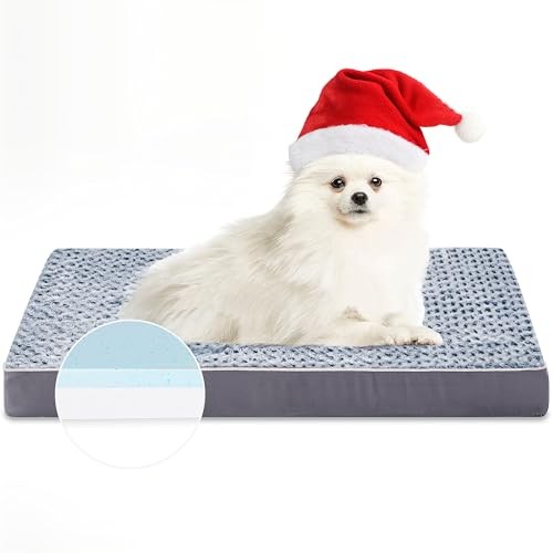 Orthopedic Memory Foam Dog Bed for Large Dogs, Waterproof M(30