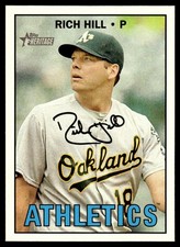 Rich Hill 2016 Topps Heritage #513 Oakland Athletics 25387 Baseball Card