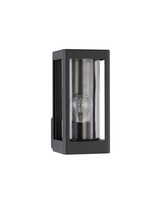 Nova Luce Figo AußEnwandleuchte Grau IP54 12W Dimmbar E27 Design Lampe