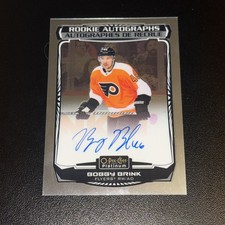 2022-23 O-Pee-Chee Platinum Rookie Base Auto Bobby Brink #R-BB Auto 