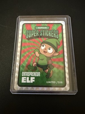 VeeFriends Sticker 2024 Super Sticker - Entrepreneur Elf - Swirl/358