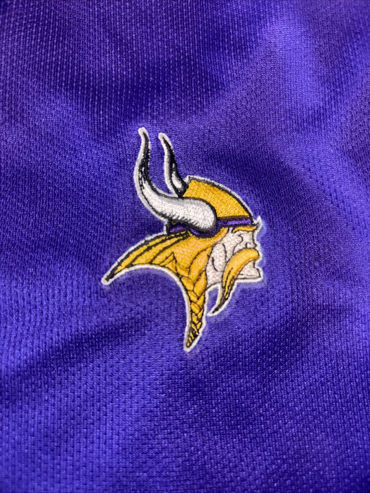 Vintage Minnesota Vikings Reebok Dry-Fit Golf Polo Shirt Size Medium thumbnail 4